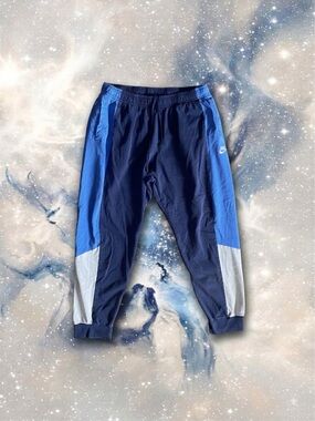 Nike Men's Colorblock Jersey Cuffed Sweatpants XL
